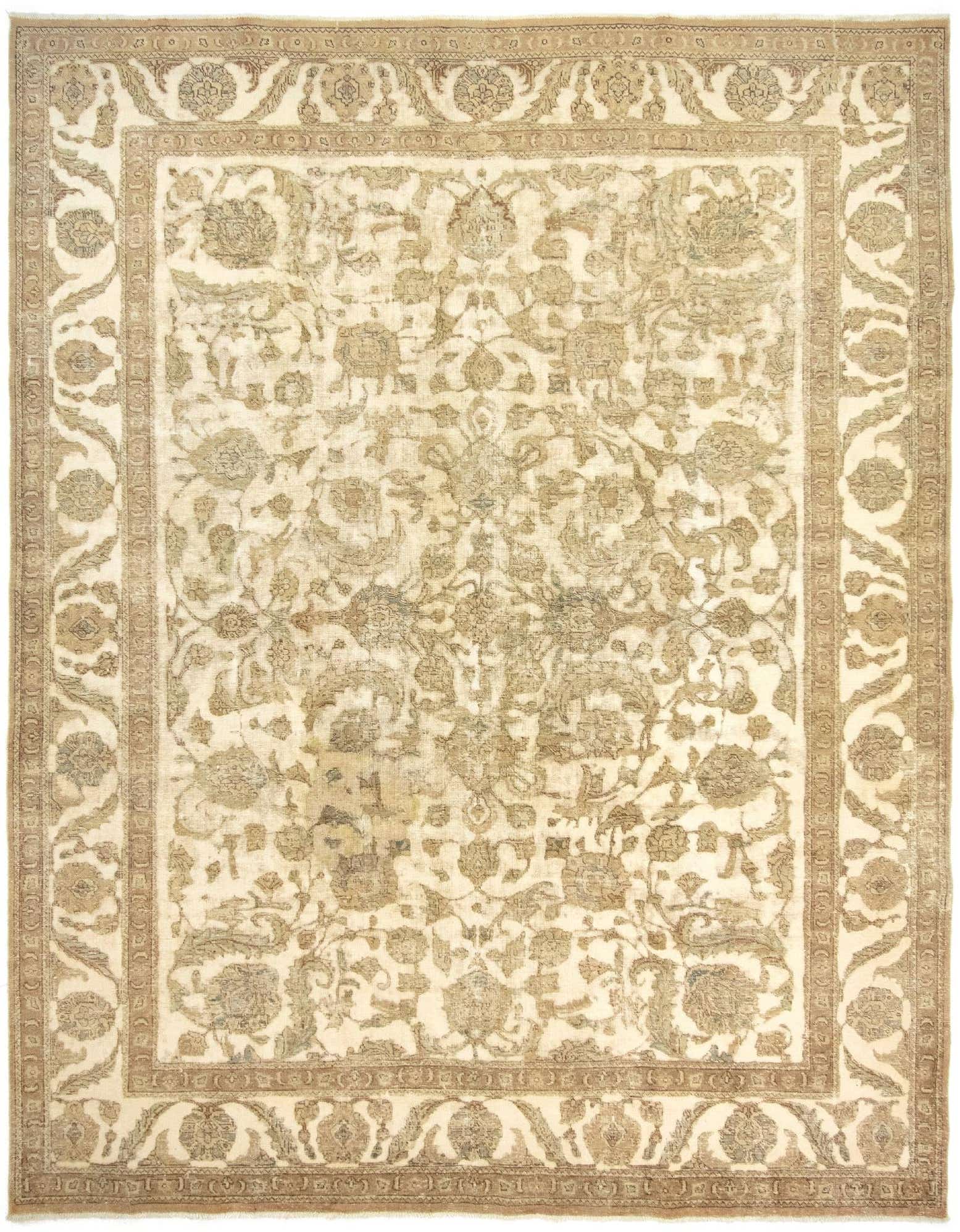 9' 9 x 12' 8 Hand Knotted Vintage Royal Persian Wool Rug