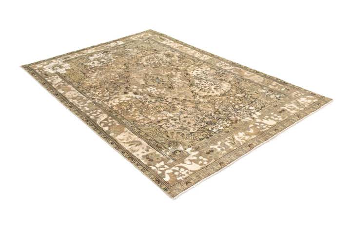 6' 6 x 9' 10 Hand Knotted Vintage Royal Persian Wool Rug