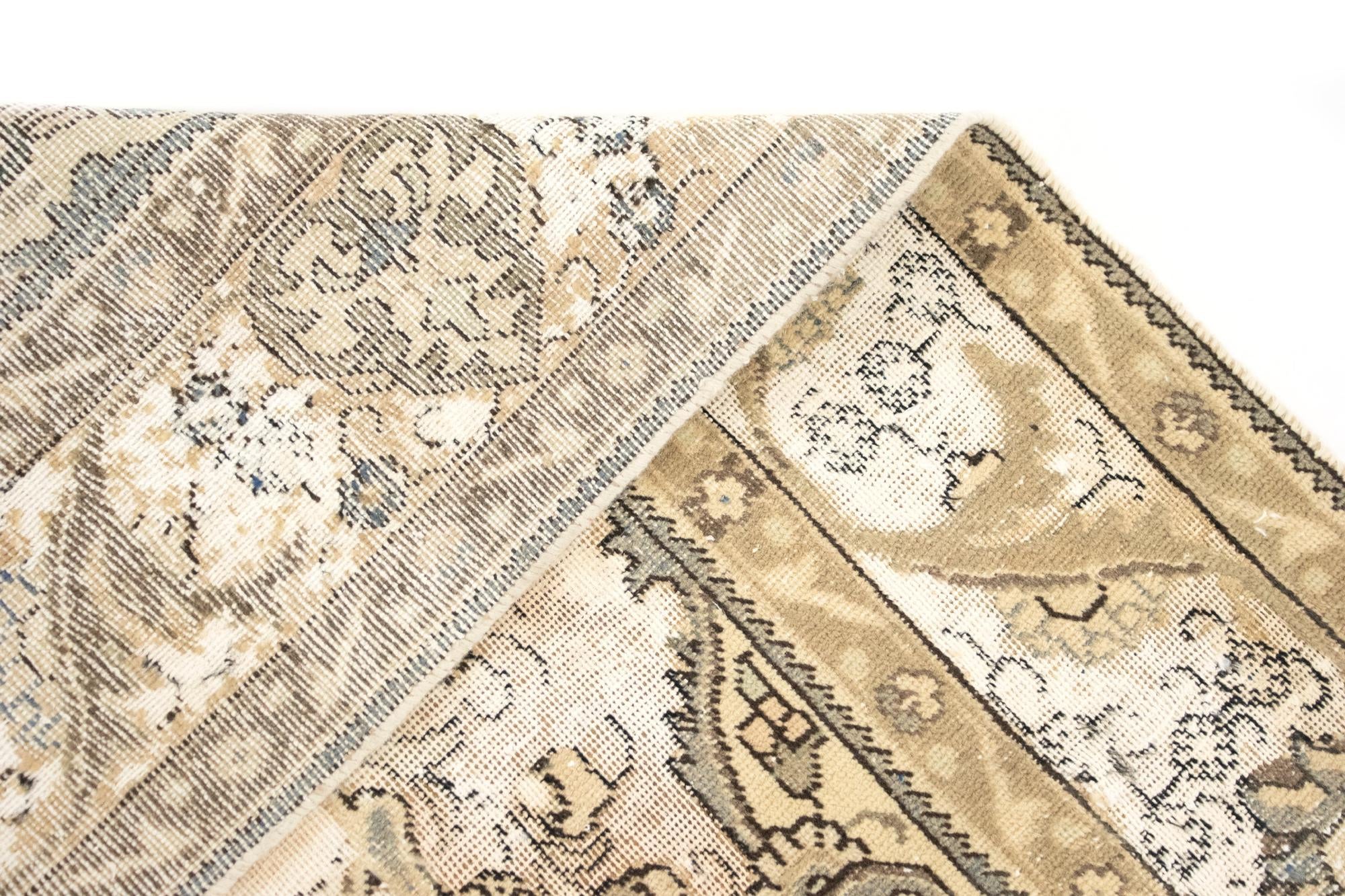6' 4 x 9' 5 Hand Knotted Vintage Royal Persian Wool Rug