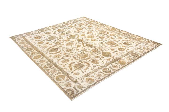 9' x 10' 2 Hand Knotted Vintage Royal Persian Wool Rug