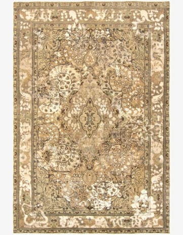 6' 6 x 9' 10 Hand Knotted Vintage Royal Persian Wool Rug