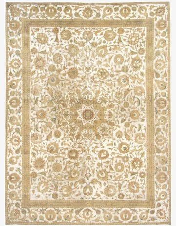 8' 10 x 11' 8 Hand Knotted Vintage Royal Persian Wool Rug