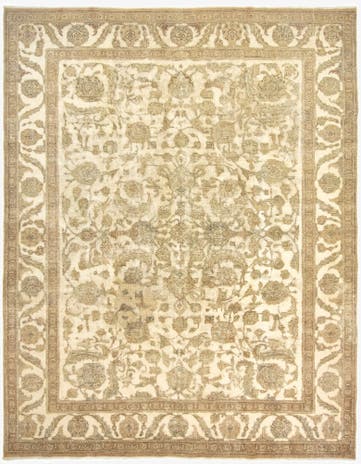 9' 9 x 12' 8 Hand Knotted Vintage Royal Persian Wool Rug