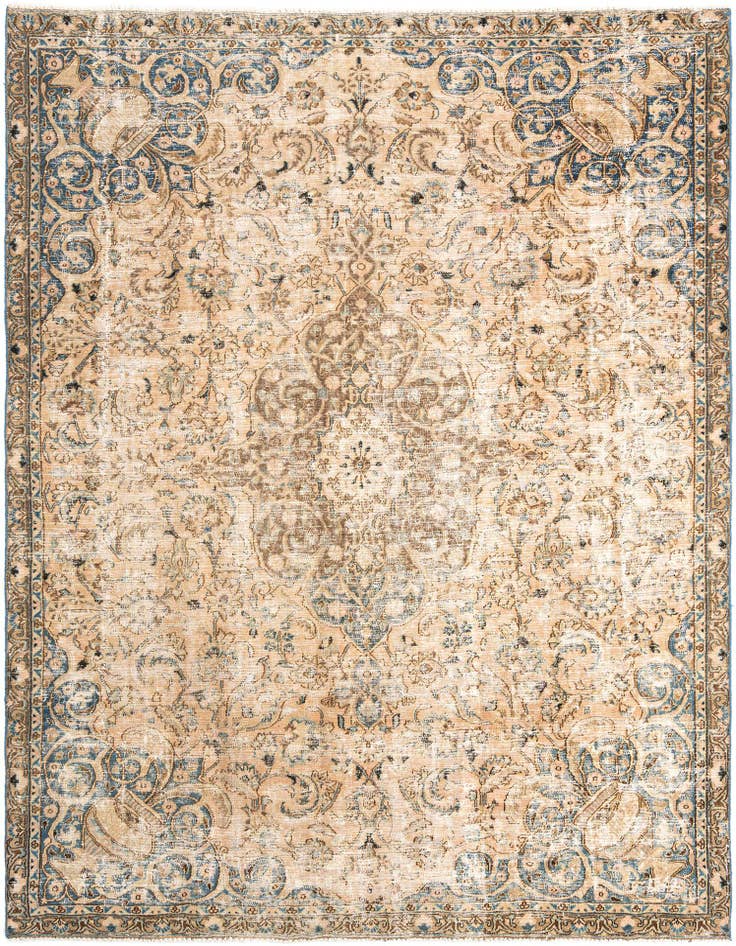 Detail image of 7' 9 x 10' 7 Vintage Wool Rug