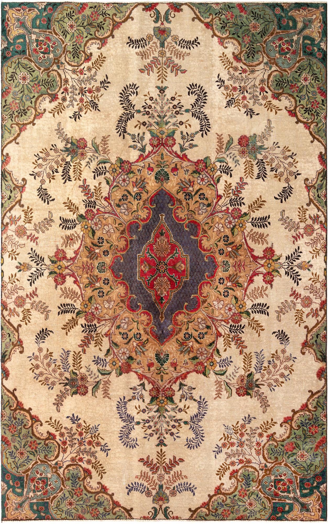 6' 10 x 10' 7 Vintage Wool Rug
