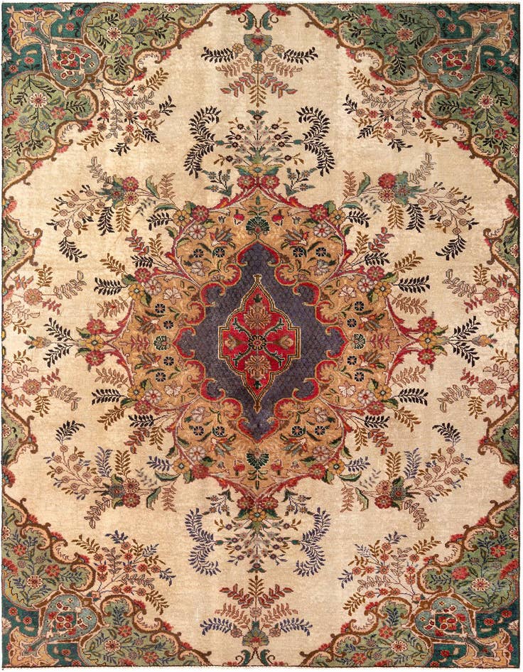 Detail image of 6' 10 x 10' 7 Vintage Wool Rug