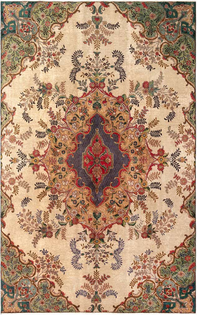 6' 10 x 10' 7 Vintage Wool Rug