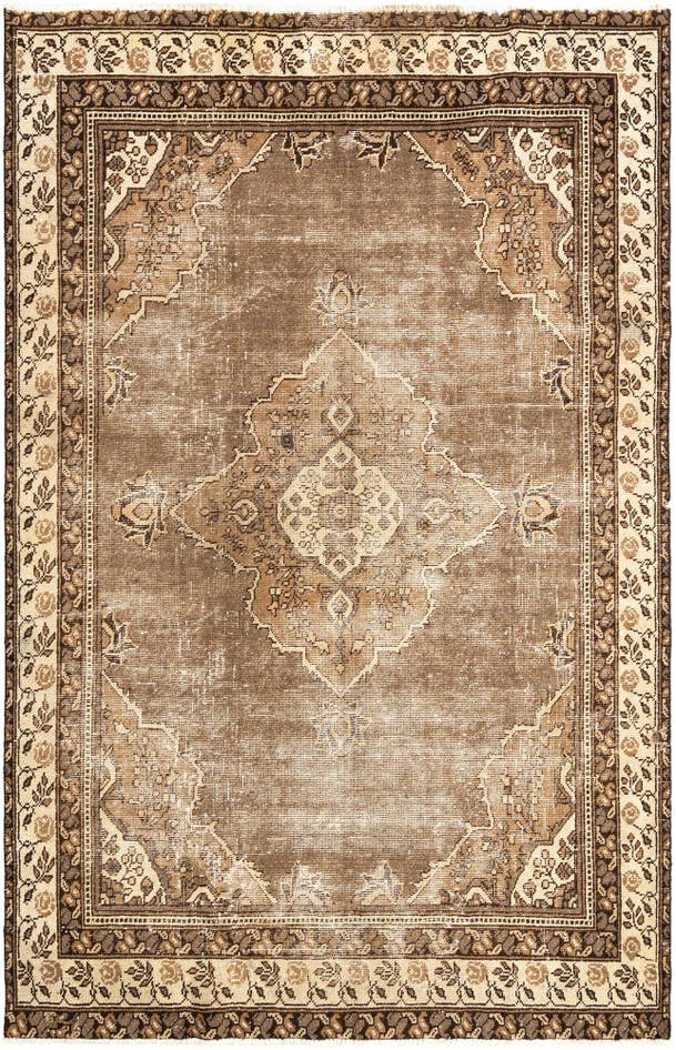 Detail image of 5' 10 x 9' 1 Vintage Wool Rug