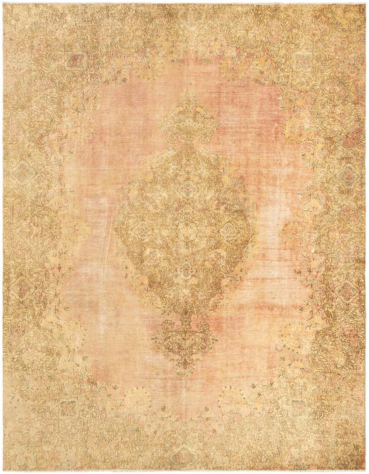 Detail image of 8' 8 x 12' 6 Vintage Wool Rug