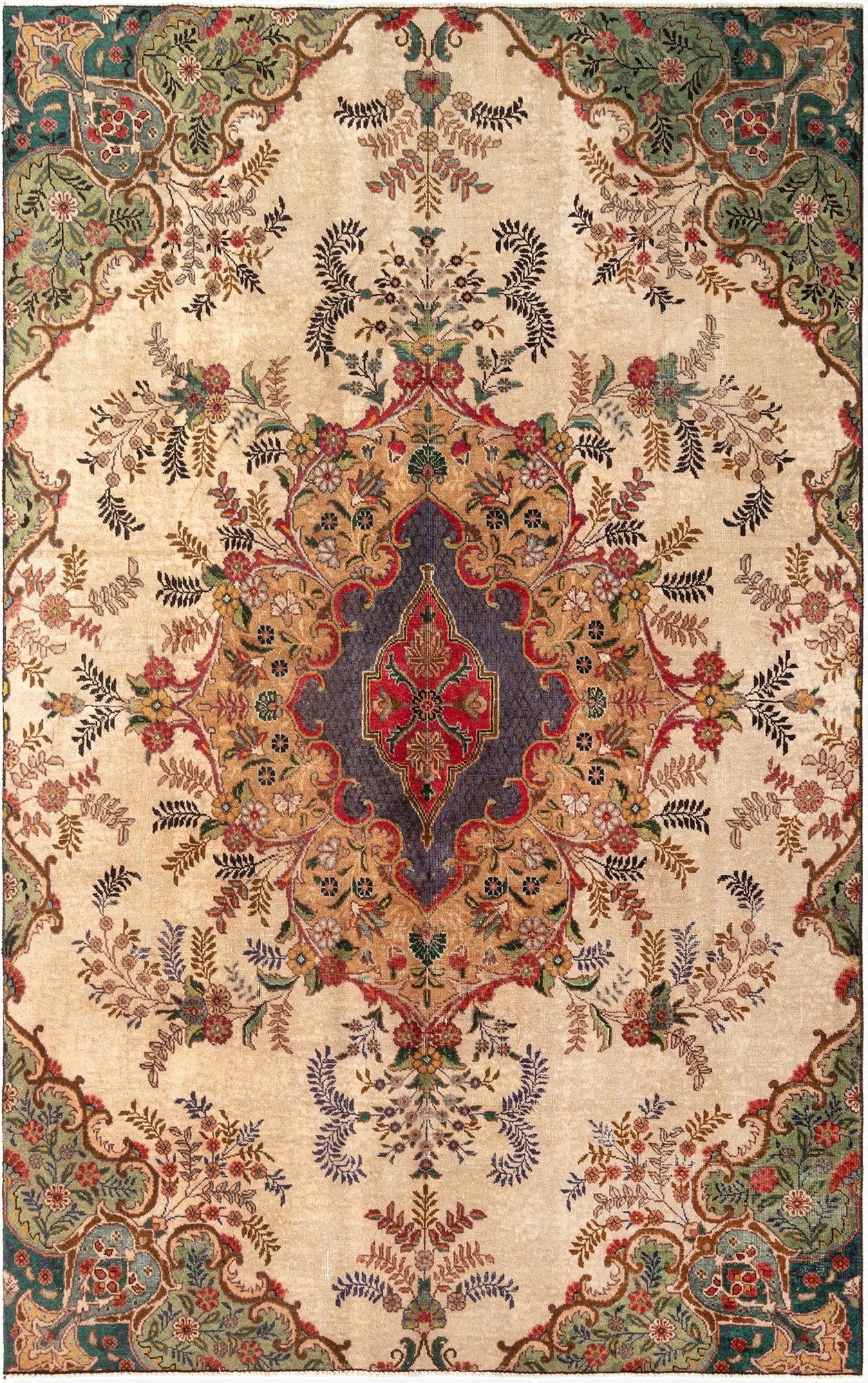 6' 10 x 10' 7 Vintage Wool Rug