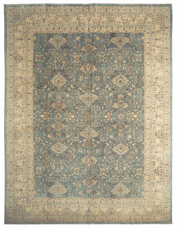 Detail image of 9' 7 x 14' Ziegler Wool Rug