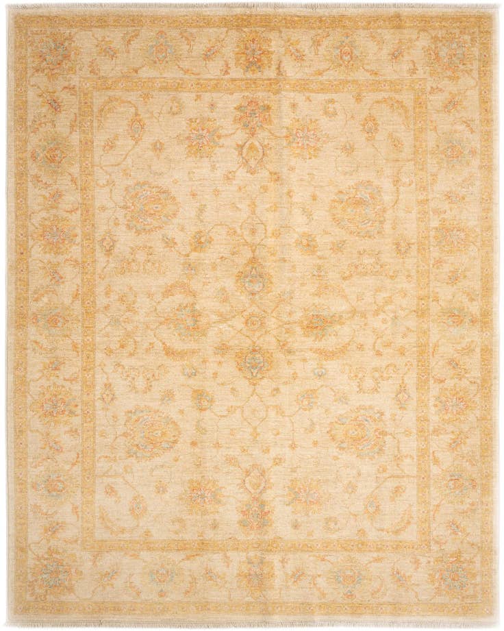 Detail image of 6' 8 x 8' 3 Ziegler Wool Rug