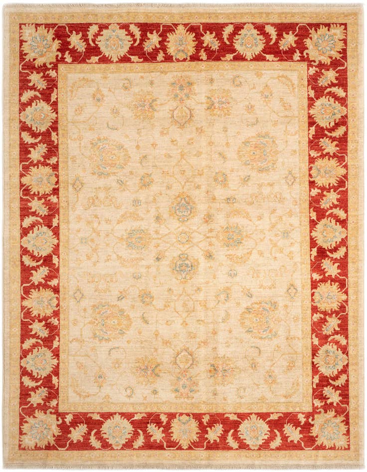 Detail image of 6' 9 x 8' 2 Ziegler Wool Rug
