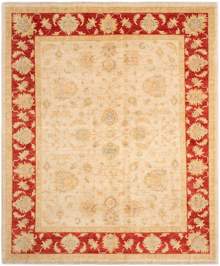 Detail image of 6' 9 x 8' 2 Ziegler Wool Rug
