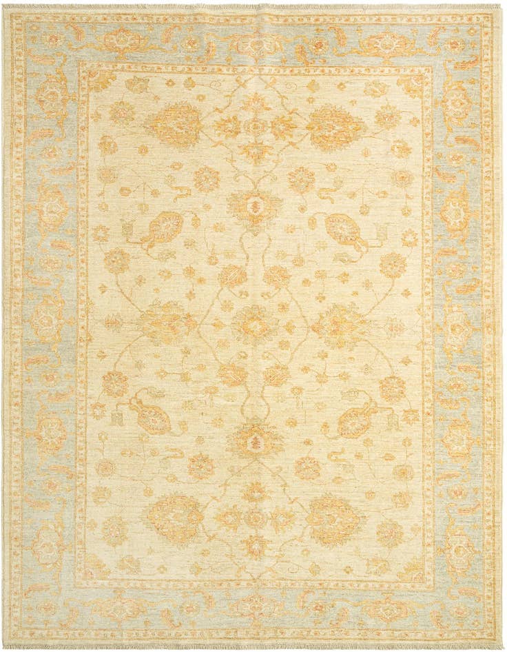 Detail image of 6' 11 x 9' 9 Ziegler Wool Rug