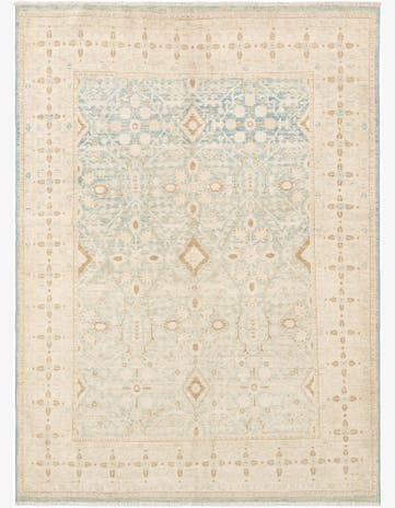 4' 10 x 6' 7 Hand Knotted Ziegler Rug