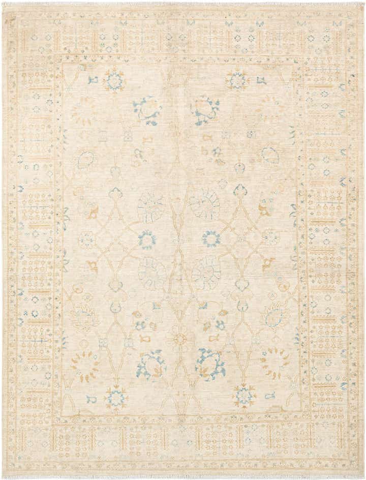 5' x 6' 7 Hand Knotted Ziegler Rug