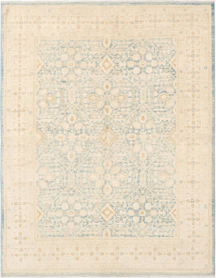 Detail image of 5' 1 x 6' 9 Hand Knotted Ziegler Rug