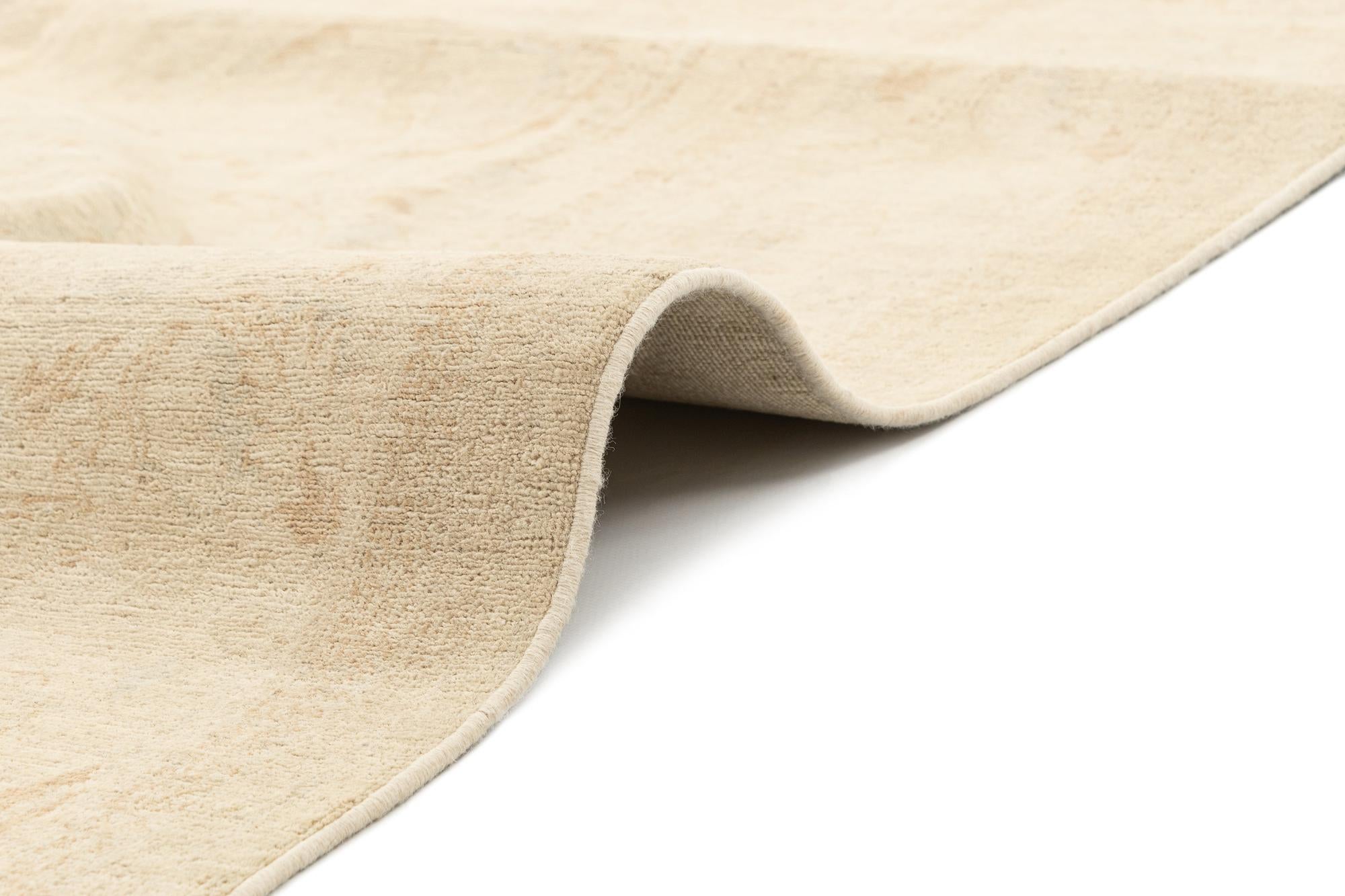 5' 1 x 6' 7 Hand Knotted Ziegler Rug