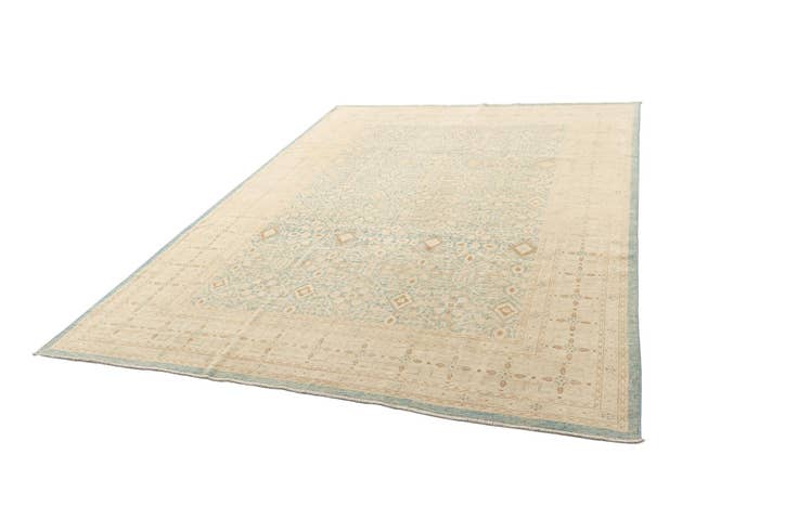 Detail image of 8' 4 x 11' 5 Hand Knotted Ziegler Rug