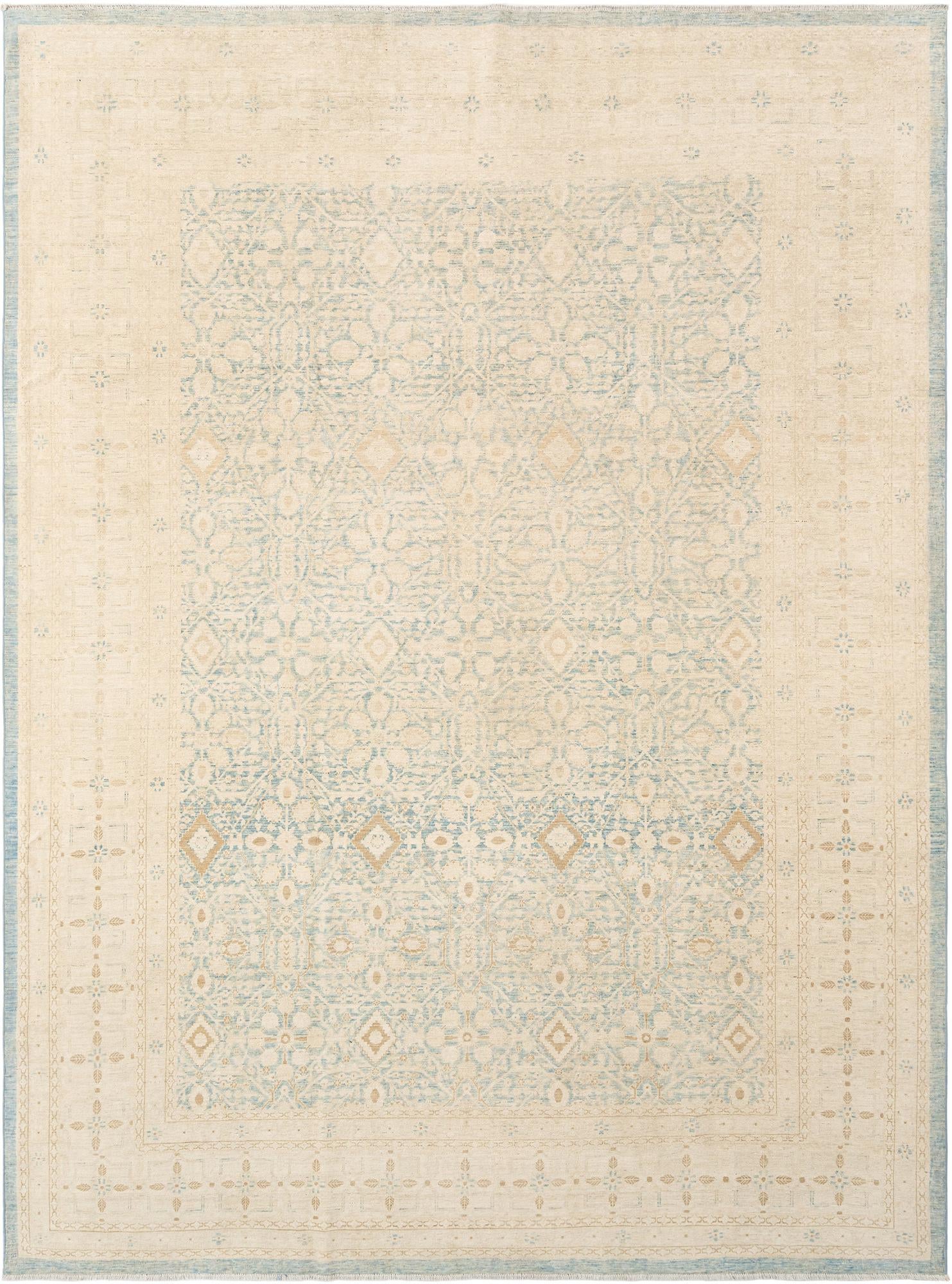 8' 4 x 11' 5 Hand Knotted Ziegler Rug