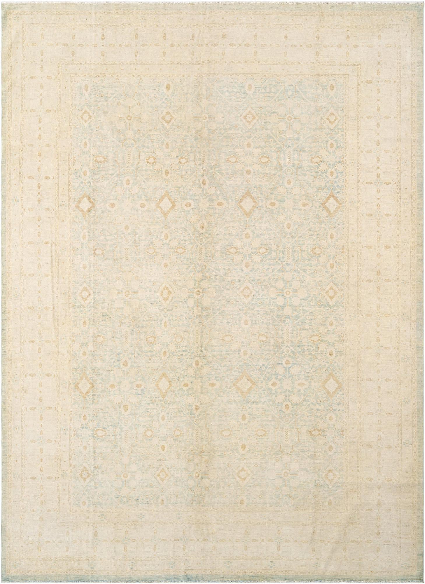 9' 9 x 13' 2 Hand Knotted Ziegler Rug