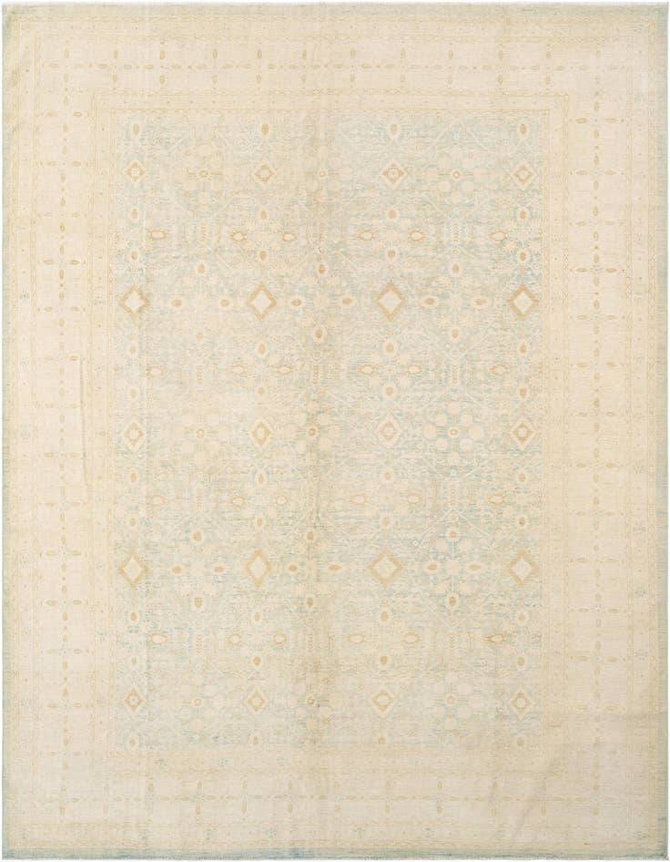 Detail image of 9' 9 x 13' 2 Hand Knotted Ziegler Rug