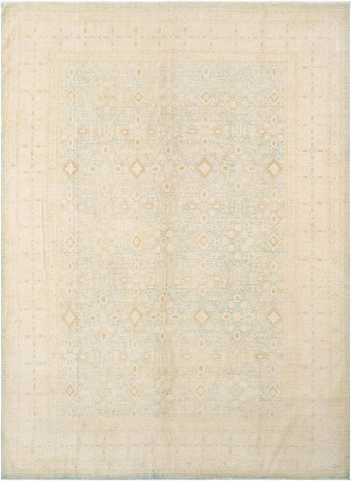 Detail image of 9' 9 x 13' 2 Hand Knotted Ziegler Rug