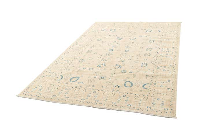 6' 8 x 9' 8 Hand Knotted Ziegler Rug