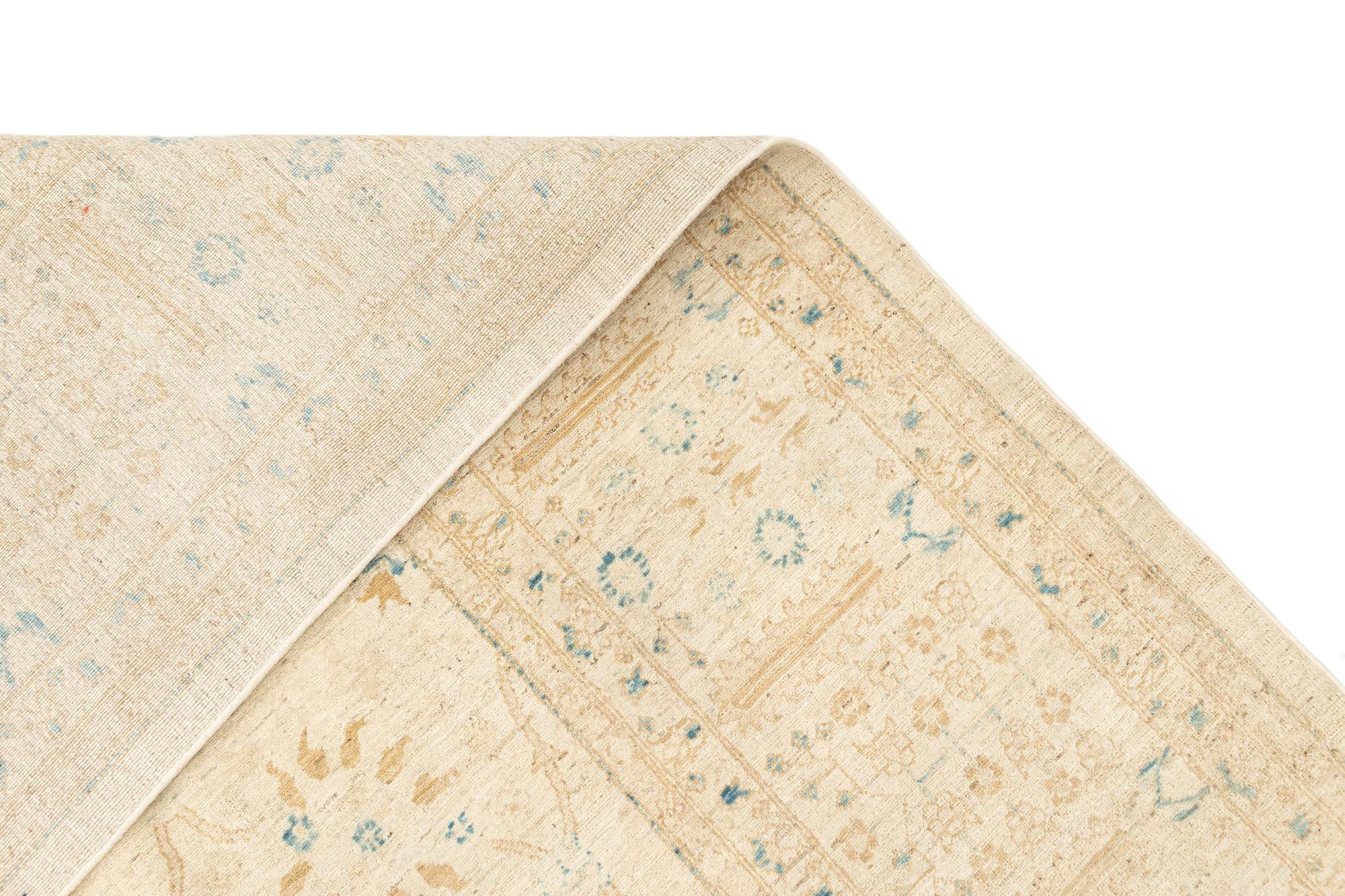 9' 11 x 13' 4 Hand Knotted Ziegler Rug