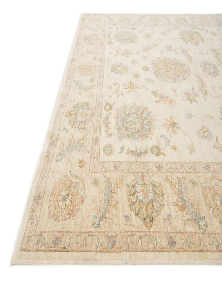 Detail image of 6' 4 x 8'  Hand Knotted Ziegler Wool Rug