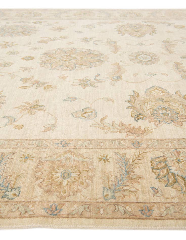 Detail image of 6' 4 x 8'  Hand Knotted Ziegler Wool Rug