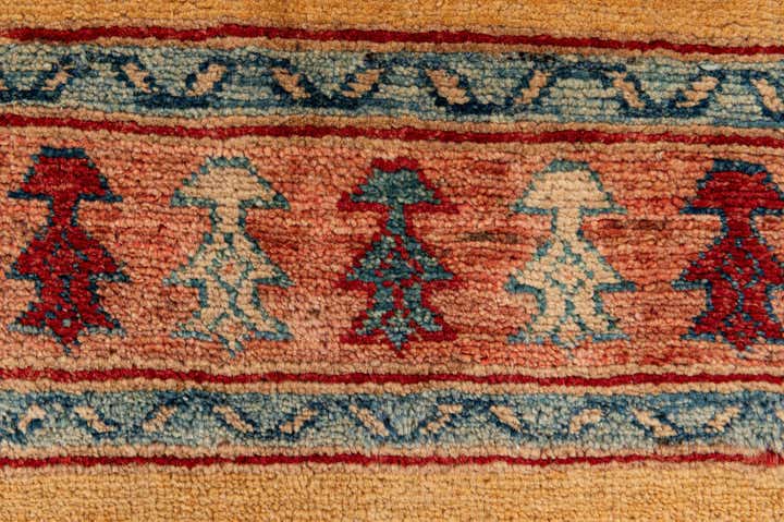 3' 5 x 5' 1 Hand Knotted Ziegler Wool Rug