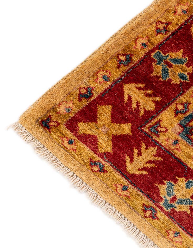 Detail image of 3' 6 x 4' 9  Hand Knotted Ziegler Wool Rug