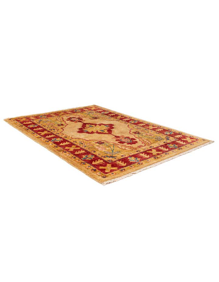3' 6 x 4' 9 Hand Knotted Ziegler Wool Rug