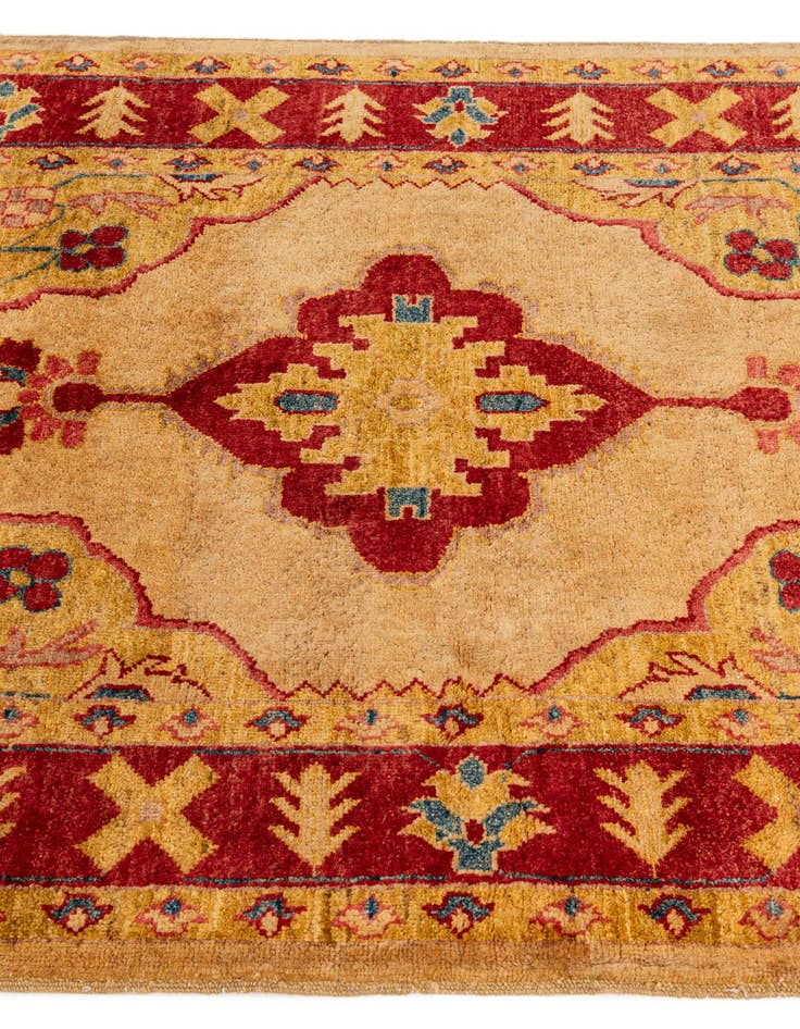 Detail image of 3' 6 x 4' 9  Hand Knotted Ziegler Wool Rug