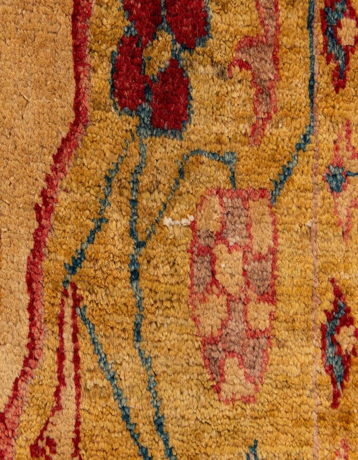 Detail image of 3' 6 x 4' 9  Hand Knotted Ziegler Wool Rug