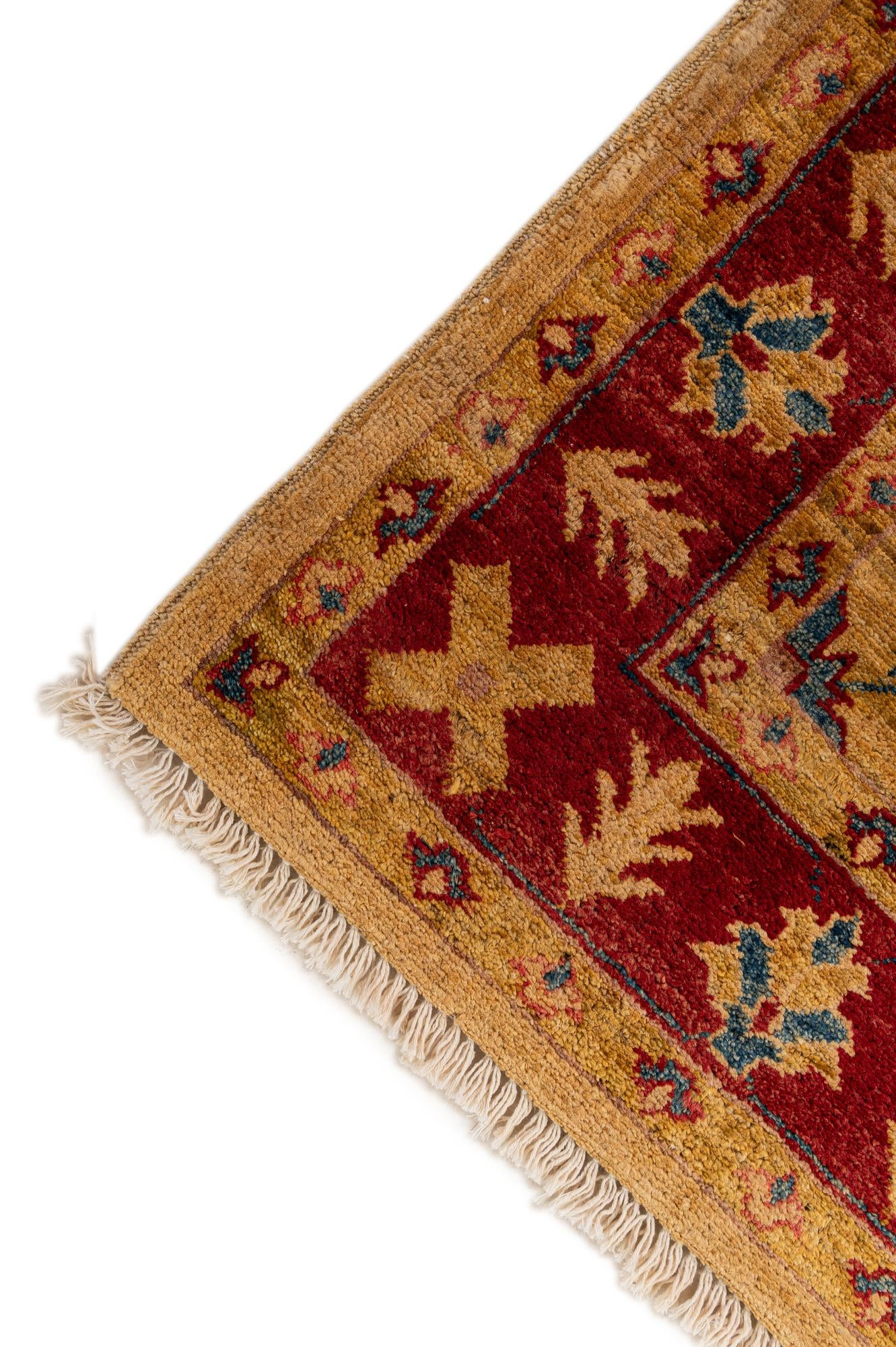 3' 5 x 4' 10 Hand Knotted Ziegler Wool Rug