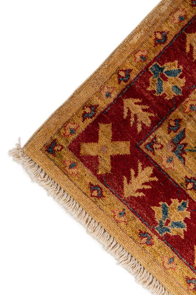 3' 5 x 4' 10 Hand Knotted Ziegler Wool Rug