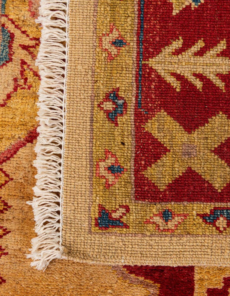 Detail image of 3' 5 x 4' 10  Hand Knotted Ziegler Wool Rug