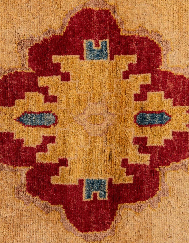 Detail image of 3' 5 x 4' 10  Hand Knotted Ziegler Wool Rug