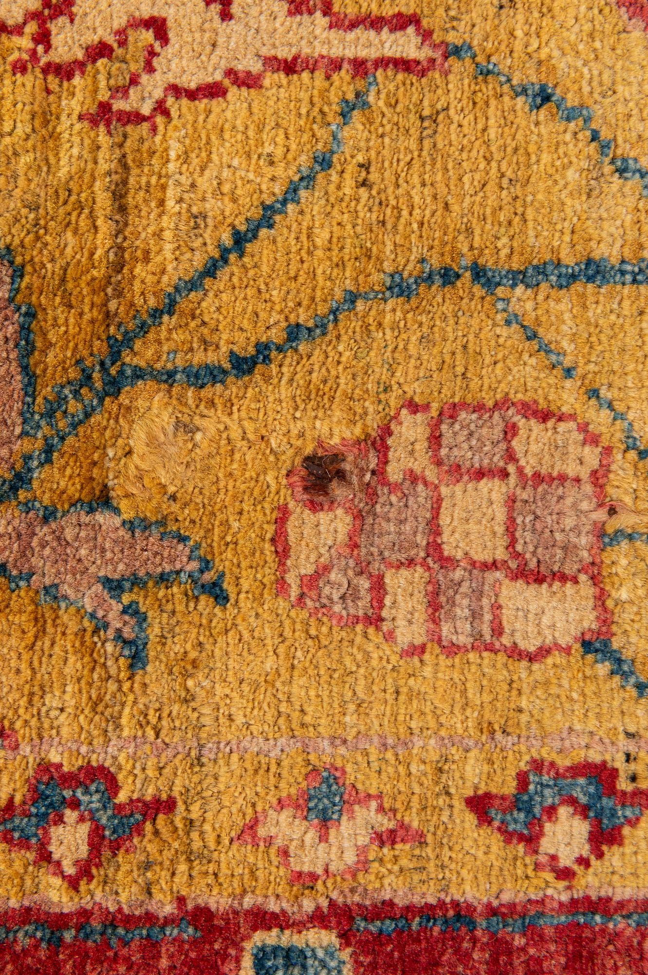 3' 5 x 4' 10 Hand Knotted Ziegler Wool Rug