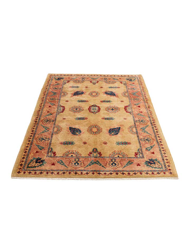 5' 2 x 7' 1 Hand Knotted Ziegler Wool Rug