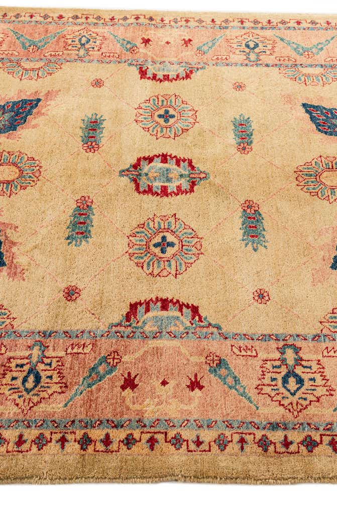 5' 2 x 7' 1 Hand Knotted Ziegler Wool Rug