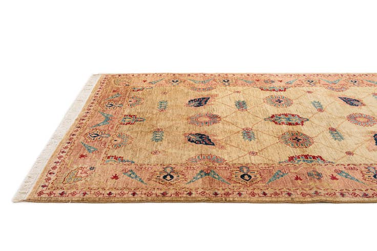 Detail image of 5' 2 x 7' 4 Hand Knotted Ziegler Wool Rug