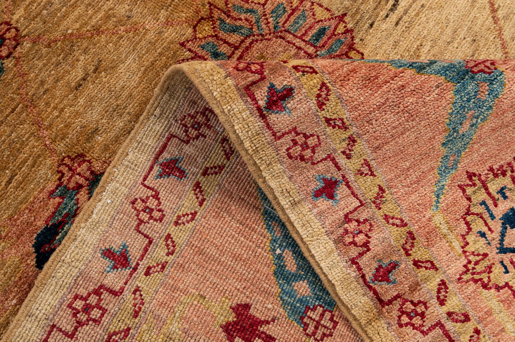 5' 2 x 7' 4 Hand Knotted Ziegler Wool Rug