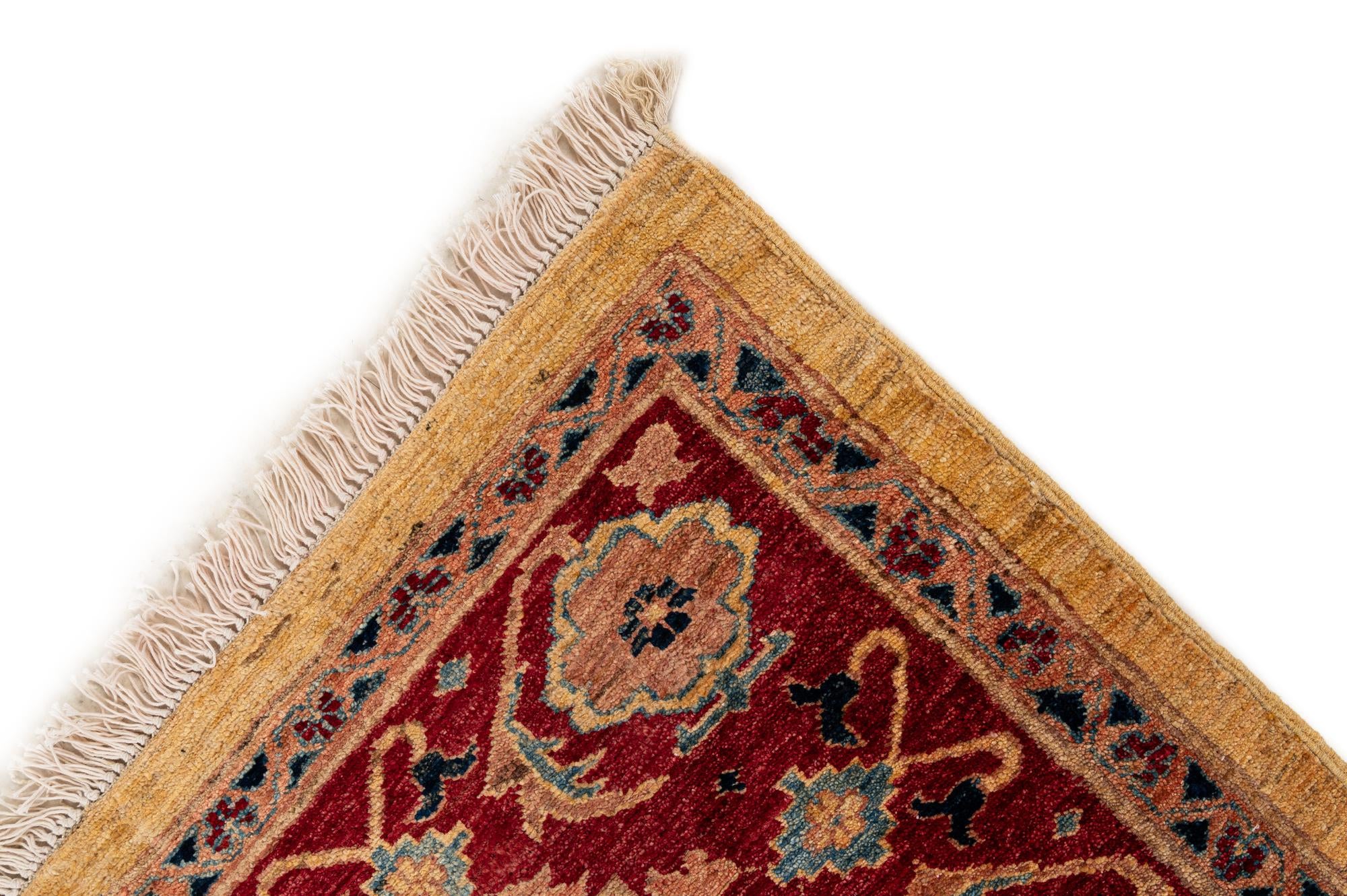 5' 8 x 7' 11 Hand Knotted Ziegler Wool Rug
