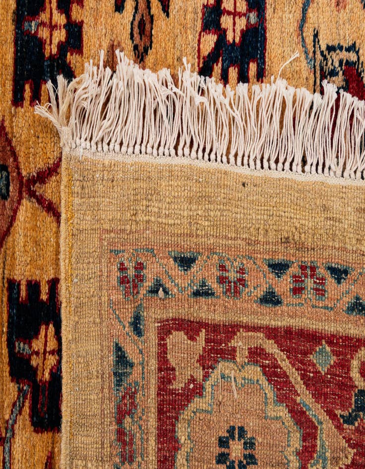 Detail image of 5' 8 x 7' 11  Hand Knotted Ziegler Wool Rug