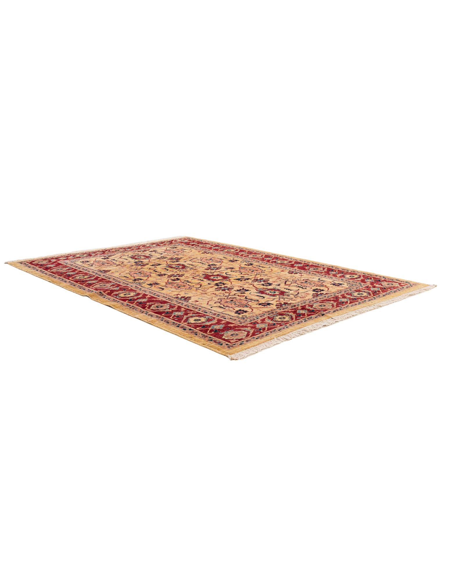 5' 8 x 7' 11 Hand Knotted Ziegler Wool Rug