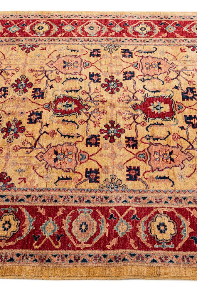 5' 8 x 7' 11 Hand Knotted Ziegler Wool Rug